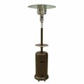 Adornos Outdoor Patio Heater with Table, Hammered Bronze AD2770249